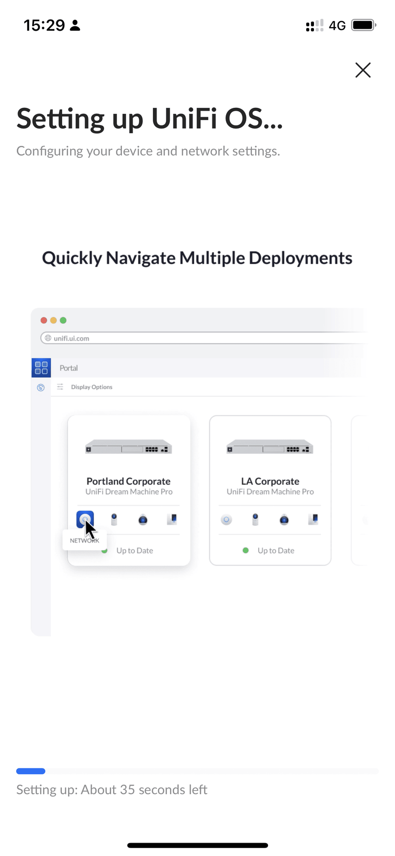Setting up UniFi OS&mldr;